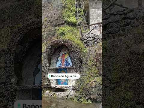 Cascada de la virgen Baños Tungurahua Ecuador
