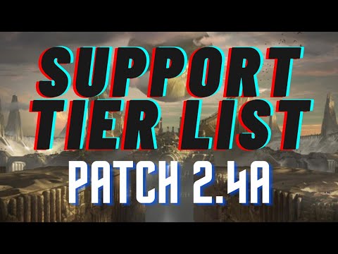 Patch 2.4a Support Tier List for Solo Queue | Wild Rift | 4K