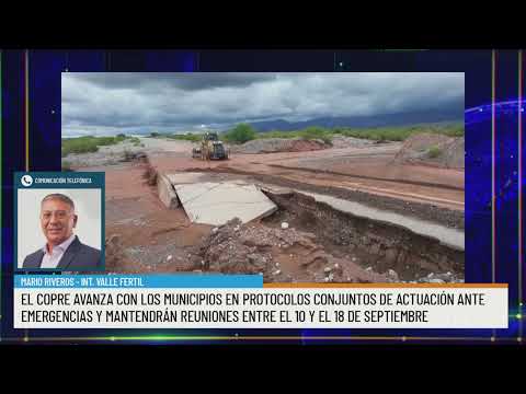 Riveros movilizó a los vecinos de Valle Fértil para reclamar por dos rutas claves