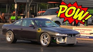 Just a Girl and her ROWDY Flame Throwing, Gear Slamming, Turbo Nissan 240