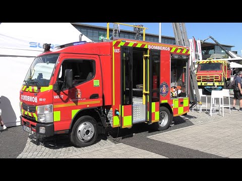 Tiny Spanish Fire Engine - exterior & interior - Mitsubishi Canter/ Surtruck - Interschutz 2022/ GER