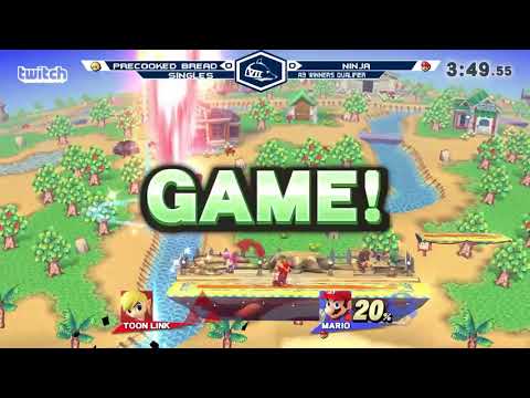 Smash Valley VII Wii U Singles - Ninja (Mario) vs Precooked Bread (Toon Link) - Pools Winners