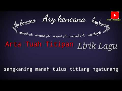 Ary kencana - arta tuah titipan lirik lagu