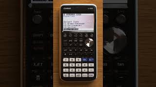 [Casio fx-CG50 tutorials] 3 Options for the Equation Solver #shorts