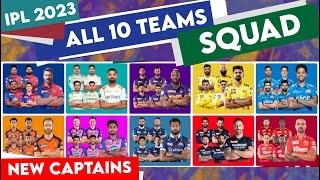 IPL 2023 - All Team Squad | IPL 2023 All 10 Teams Players List | RCB,CSK,MI,DC,PBKS,SRH,KKR,GT,LSG