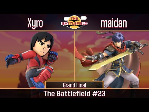 TBF # 23 | Xyro (Mii Brawler) vs maidan (Ike) | Grand Final | SSBU Smash Ultimate