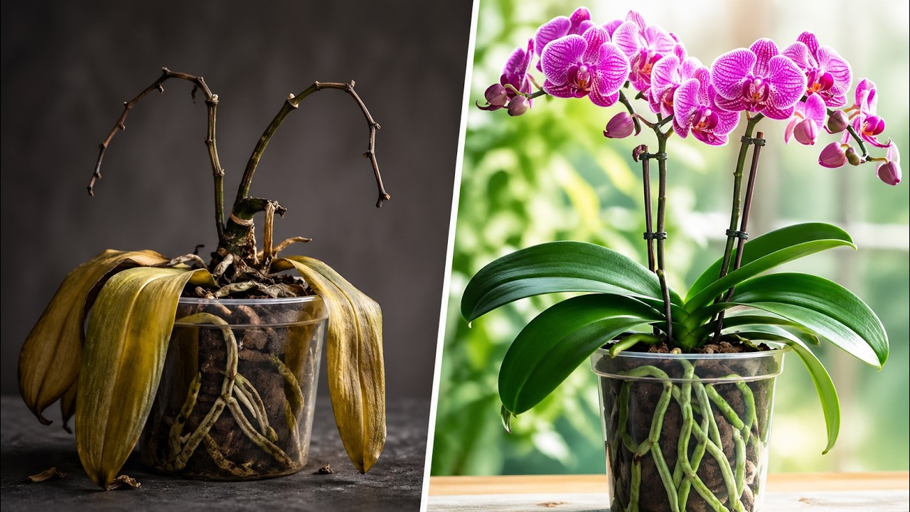 Phalaenopsis Orchid Root Rot? Do This and It Will Grow Healthy Roots Again