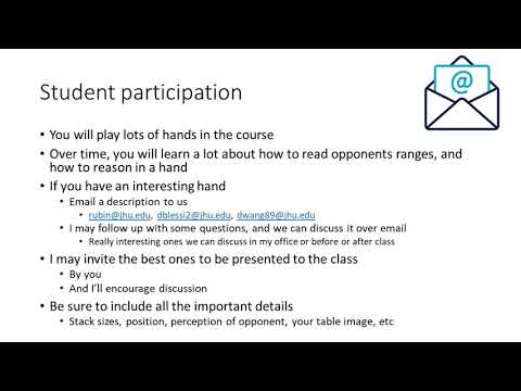 Johns Hopkins Poker Course - Lecture 4