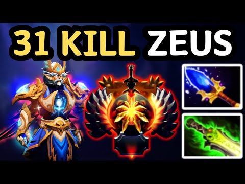🔥 31 KILL ZEUS MID IS ILLEGAL DAMAGE | DOTA 2 🔥