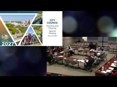 Priorities and Planning Special Meeting May 19, 2026