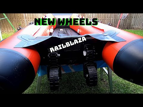New Railblaza Wheels for the Inflatable Boat