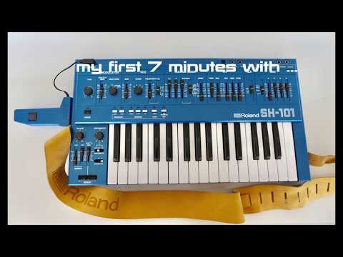 My first 7 minutes with my new Roland SH-101
