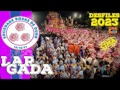 DESFILE Rosas de Ouro 2023 - LARGADA - BATERIA COM IDENTIDADE - KINDALA #PioneiroNoVídeoDosBreques