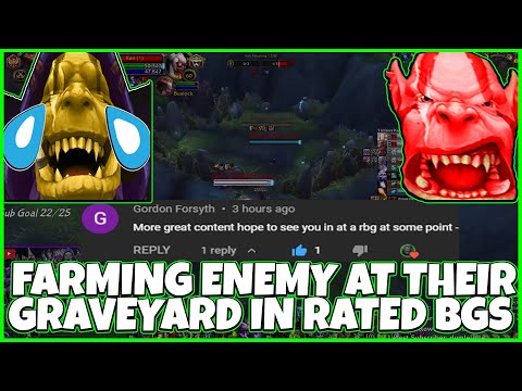 Affliction Warlock Farming Enemies At Their Graveyard In Rated Battlegrounds - Shadowlands PvP 9.1.5
