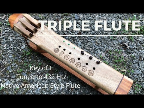 Camphor Triple Flute Key of F - Elemental Flutes
