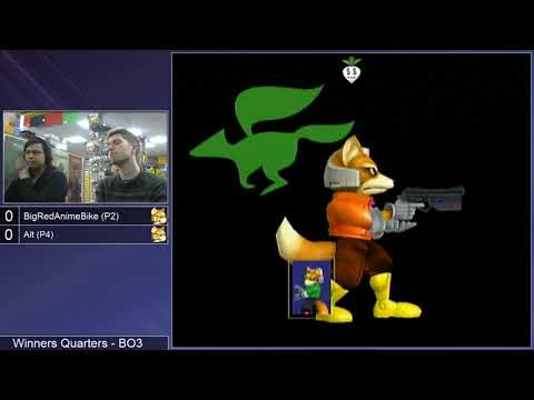 GSS 104 SSBM - Alt (Red Fox) vs. BigRedAnimeBike (Green Fox) - Melee WQF