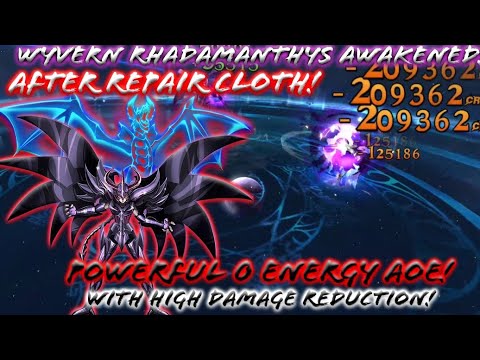 Saint Seiya: Awakening (KOTZ) - Wyvern Rhadamanthys Awakened after Repair Cloth! Random AOE!
