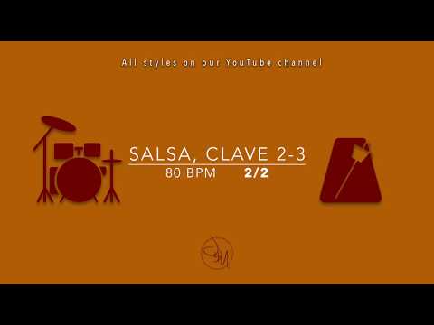 Metronome. Salsa, clave 2-3 80bpm 2:2