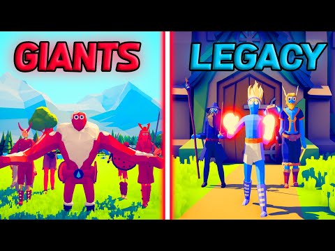 GIANT UNITS TEAM vs BOSS UNITS TEAM Part 1 - Totally Accurate Battle Simulator | TABS