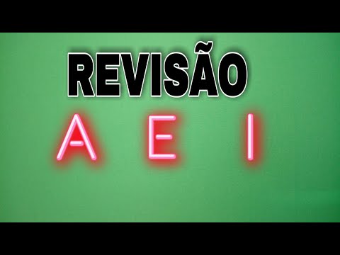Revisão das vogais A E I (aula aluno especial)