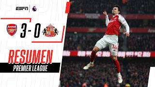 ARSENAL DESTROZÓ A SUNDERLAND PARA SACARLE MÁS DIFERENCIA AL CITY | Arsenal 3-0 Sunderland | RESUMEN