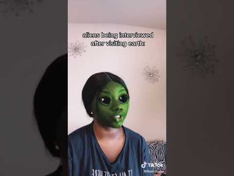 aliens being interviewed after visiting earth tiktok