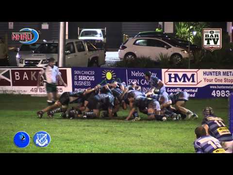 2015 NHRU Premier 1 Round 9 Catch-up Match - Nelson Bay v Wanderers