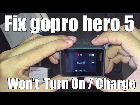 REPARIEREN SIE DAS PROBLEM IHRER GOPRO HERO 5, 6, 7 ODER 8, DIE SICH NICHT EINSCHALTEN ODER LADEN...