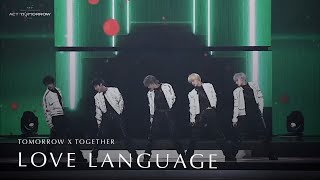 Download lagu TXT(투모로우바이투게더) “LOVE LANGUAGE” | ACT: TOMORROW IN SEOUL WORLD TOUR [HD] mp3