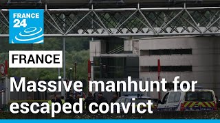 Massive manhunt for escaped convict after French prison officers killed in ambush • FRANCE 24