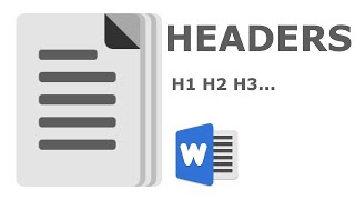 Adding Title and Headers to a Document using Microsoft Word 2016