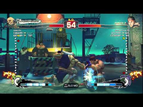 Jokichi [Gouken] vs. snowfox435 [Ryu] - PSN SSF4 Arcade Edition