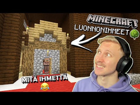 Kylä MANSIONIN SISÄLLÄ?! 😂 | Minen 10 LUONNONIHMETTÄ 🌳 | OSA 6. | Minecraft Suomi