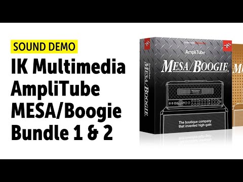 IK Multimedia  AmpliTube MESA/Boogie 1 and 2 Bundle - Sound Demo (no talking)