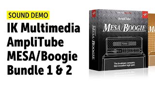 Video thumbnail for IK Multimedia  AmpliTube MESA/Boogie 1 and 2 Bundle - Sound Demo (no talking) by Guitar Bonedo