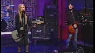 Avril Lavigne - My Happy Ending on Letterman &#39;04