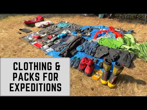 Clothing & Large Packs for 6,000m Peaks
