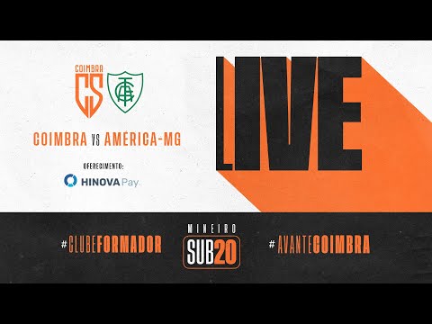 COIMBRA 1 X 1 AMÉRICA-MG - CAMPEONATO MINEIRO 2022 - SUB-20 - 4ª RODADA