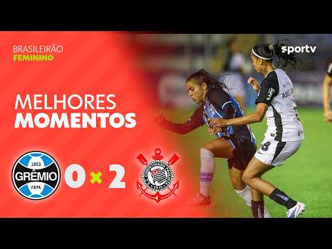 Gols e lances de Grêmio x Corinthians