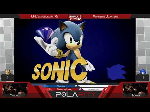 CFL Smackdown 175 WiiU - Thexan (Fox) vs Manny (Sonic) - Winners Quarters