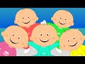 Five Little Babies Baby Nursery Rhymes Baby Songs Kids Baby Club