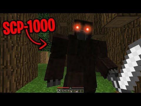 We found SCP-1000 hiding in the forest in Minecraft... (Scary Minecraft Video)