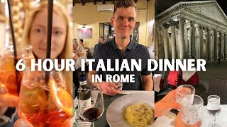 9 Course Italian Meal in Rome