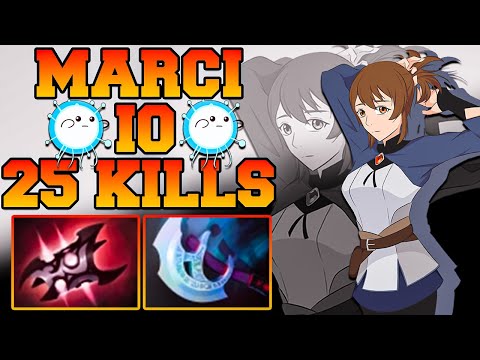 Marci Dota 2 + IO Safelane Combo With 25 Kills - Dota 2 Marci Carry Pro Gameplay 7.33