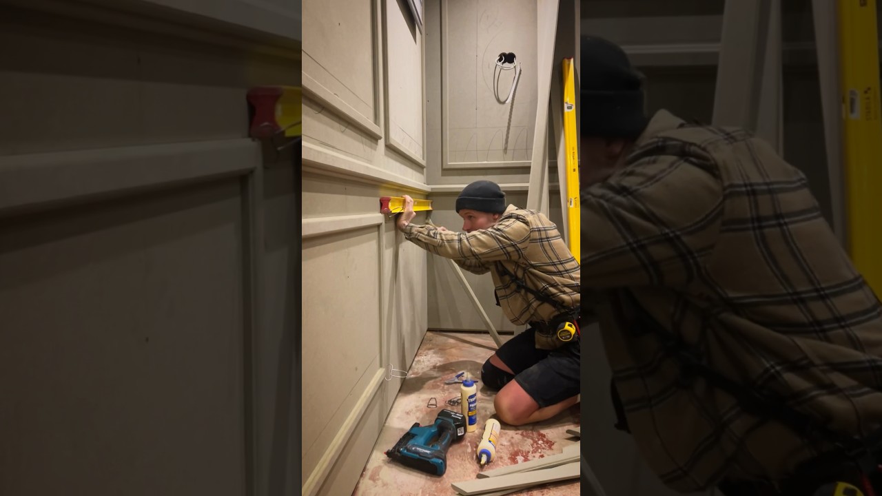 Wall panelling DIY how to install your own  #carpentry #tips #diy #woodwork