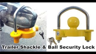 Anti - Theft security Lock for Boat or Caravan Trailers