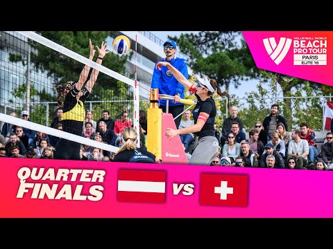 Samoilova/Graudina vs. Brunner/Hüberli - Quarter Finals Highlights Paris 2022 #BeachProTour