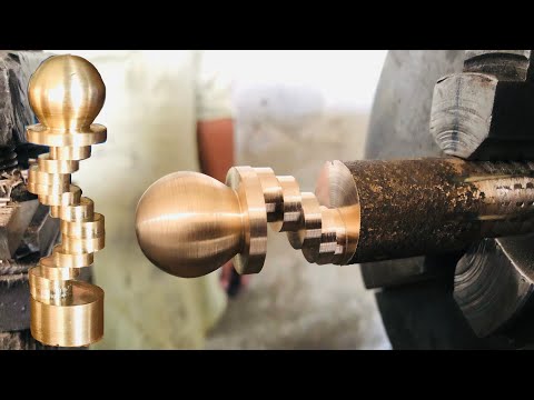 I Make a Different Show Piece // Making a Crazy Part on Lathe Manual Machine // PK Process