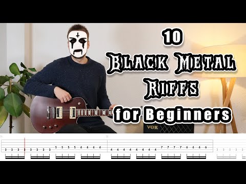 10 Black Metal Guitar Riffs for Beginners