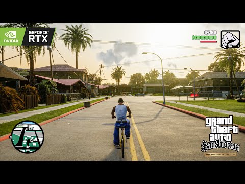 GTA San Andreas: Definitive Edition - First 10+ Minutes Gameplay Walkthrough on RTX 3090 4k60fps